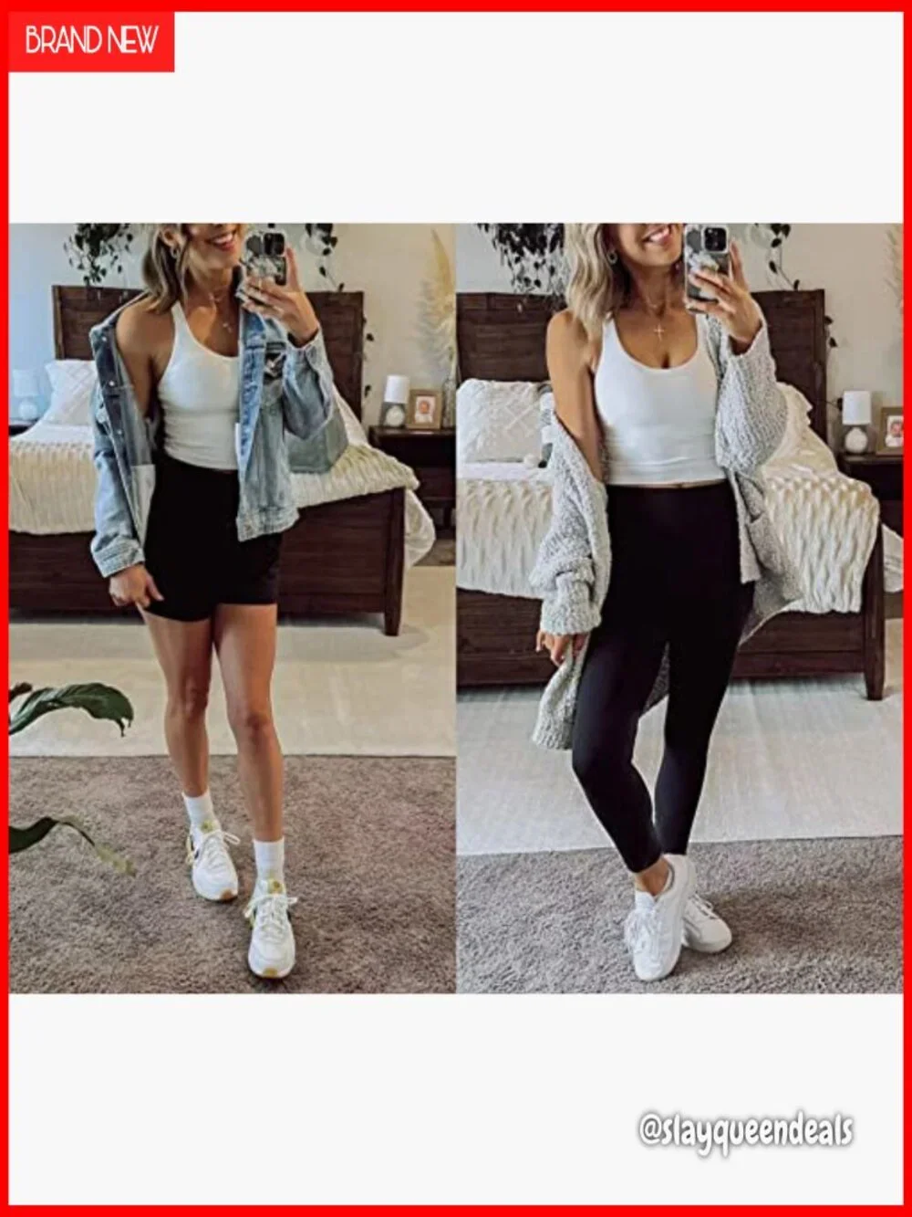 Wirefree Sports Bra with Removable Pads, Medium Impact, Longline Crop Top - Picture 5 of 6